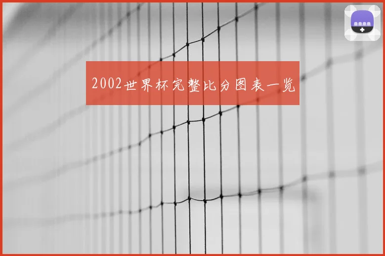 2002世界杯完整比分图表一览