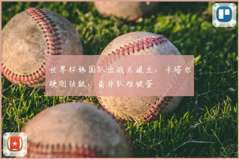 世界杯韩国队出战东道主，卡塔尔硬刚劲敌，南非队难破蛋